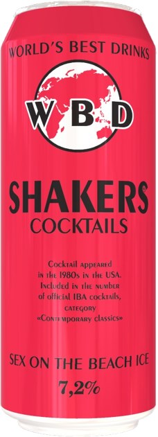 SHAKERS СЕКС НА ПЛЯЖЕ ЛЁД Ж/Б 0.45 1320134