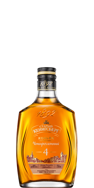 Коньяк Старый Кенигсберг 4 зв 0,25 SH *14 4736734