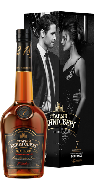 Коньяк Старый Кенигсберг КВ 7 лет 0,5 N *6 п/у + пара 4736745