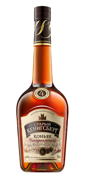 СТАРЫЙ КЕНИГСБЕРГ 4 ГОДА 0.7 П/У + СТАКАН 4736736