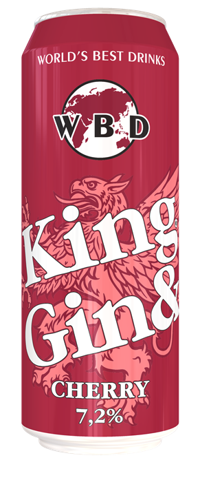 KING GIN ВИШНЯ Ж/Б 0.45 1320130