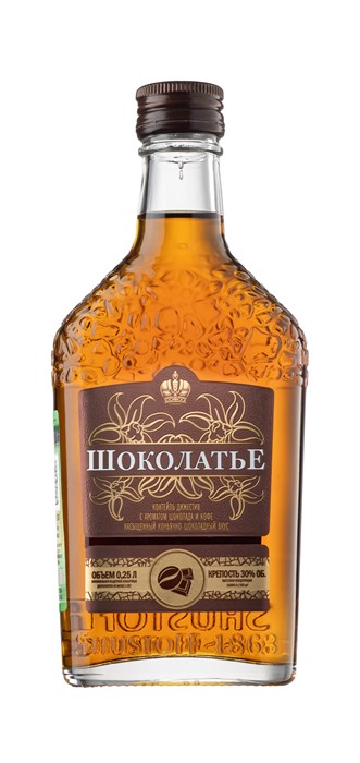 ШОКОЛАТЬЕ ШОКОЛАД И КОФЕ 30% 0.25 4636148