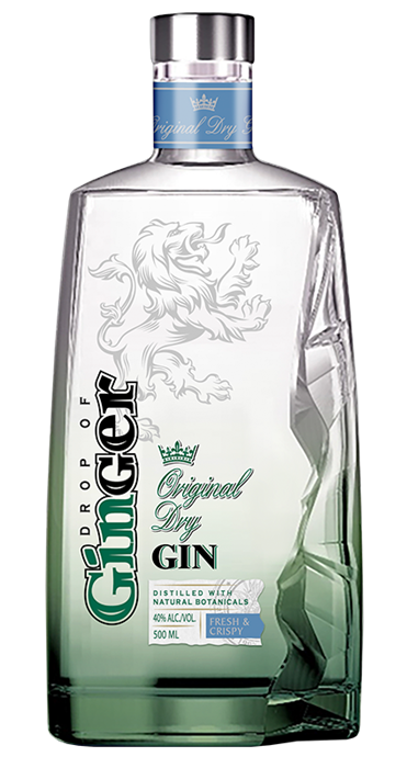 ДЖИН DROP OF GINGER ORIGINAL DRY GIN 40% 0.5 2770466