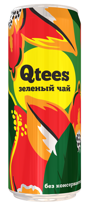 QTEES ЧАЙ ЗЕЛЕНЫЙ 0.33 (12) 1320168