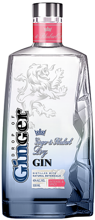 ДЖИН DROP OF GINGER ИМБИРЬ И РЕВЕНЬ 40% 0.5 2770472