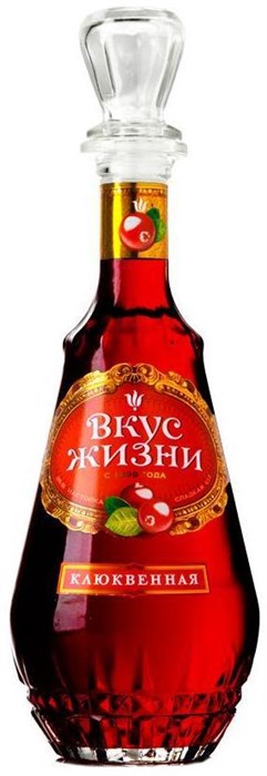 НАСТОЙКА СЛАДКАЯ ВКУС ЖИЗНИ 0.5 КЛЮКВА 2770558