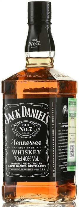 Виски зерновой Джек Дэниелс Теннесси 1,0 л ПУ 4738985
