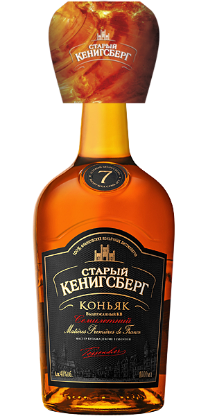 Коньяк Старый Кенигсберг КВ 7 лет 1.0 N *6 + стакан 4810991