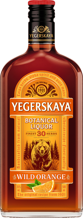 Настойка полусладкая ЕГЕРСКАЯ дикий апельсин 0,5 л 4820492
