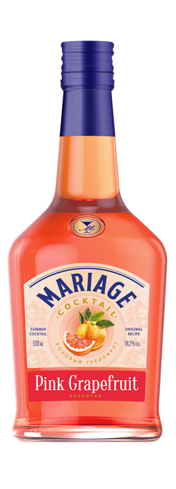 Аперитив МАРЬЯЖ Розовый грейпфрут 0,5 л 4820497