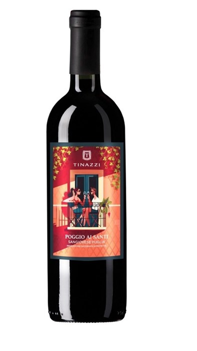 ВИНО САНДЖОВЕЗЕ ПУЛИЯ ПОДЖО АЙ САНТИ КРАС.СУХ.0.75 4820864