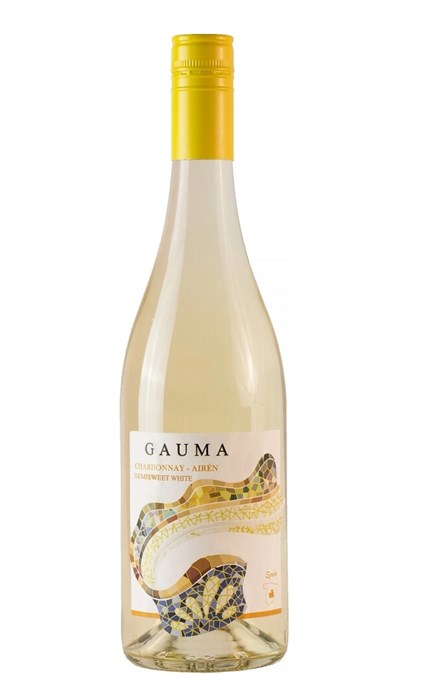 Вино ГАУМА ШАРДОНЕ АЙРЕН белое полусладкое ординарное категории I.G.P. креп. 11.5% 0.75 4820855
