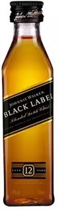 Виски шотландский купажированный Джонни Уокер Блэк Лэйбл 0,05 л 4812921