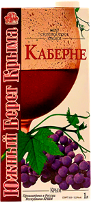 ЮЖНЫЙ РАССВЕТ КАБЕРНЕ КРАС СУХ 1Л 2070049