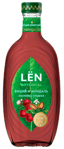 ЛЁН НАСТОЙКА СЛАДКАЯ ВИШНЯ МИНДАЛЬ 21% 0.5 2260065