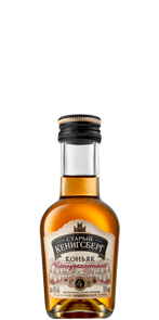 Коньяк Старый Кенигсберг 4 зв 0,1 N *24 4736733