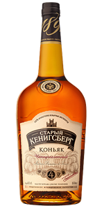 Коньяк Старый Кенигсберг 4 зв 1.0л N*6 + стакан 4736737