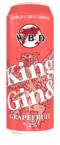 KING GIN ГРЕЙПФРУТ Ж/Б 0.45 1320131